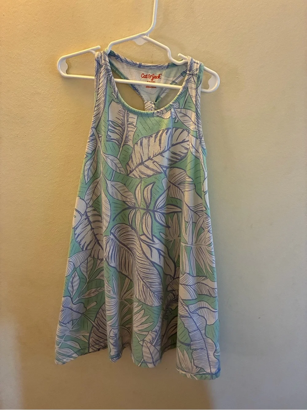 Cat & Jack Pink Multi-Stripe High-Low Sundress